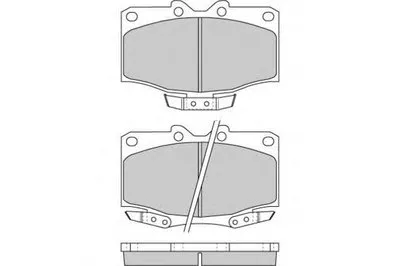 Комплект тормозных колодок, дисковый тормоз E.T.F. купить