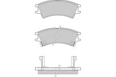 Комплект тормозных колодок, дисковый тормоз E.T.F. купить