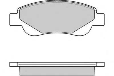 Комплект тормозных колодок, дисковый тормоз E.T.F. купить