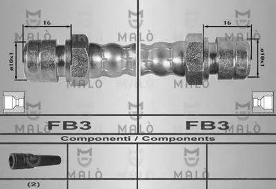 Тормозной шланг MALÒ купить