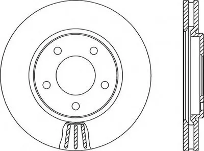 Тормозной диск ADAPTIVE OPEN PARTS купить