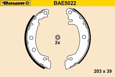 Комплект тормозных колодок BARUM купить