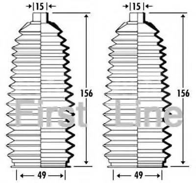 Пыльник, рулевое управление FIRST LINE купить
