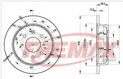 Тормозной диск Premium Carbon + FREMAX купить