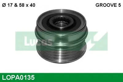 Механизм свободного хода генератора LUCAS ENGINE DRIVE купить