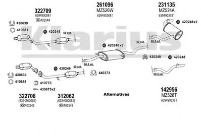 Система выпуска ОГ KLARIUS купить