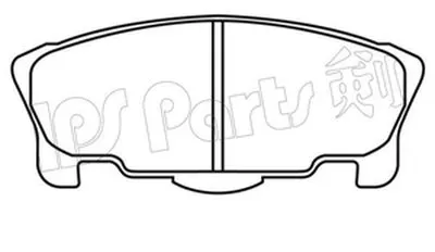 Комплект тормозных колодок, дисковый тормоз IPS Parts IPS Parts купить