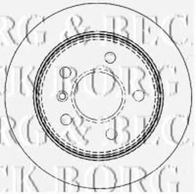 Тормозной диск BORG & BECK купить