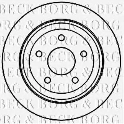 Тормозной диск BORG & BECK купить