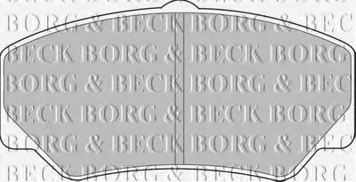 Комплект тормозных колодок, дисковый тормоз BORG & BECK купить