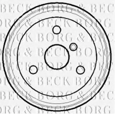 Тормозной барабан BORG & BECK купить