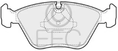Комплект тормозных колодок, дисковый тормоз EEC купить