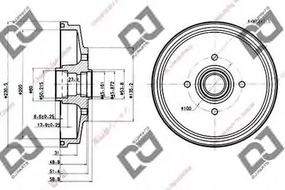 Тормозной барабан DJ PARTS купить