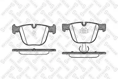 Комплект тормозных колодок, дисковый тормоз STELLOX купить