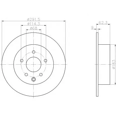 Тормозной диск PRO TEXTAR купить