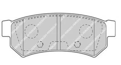 Комплект тормозных колодок, дисковый тормоз PREMIER FERODO купить