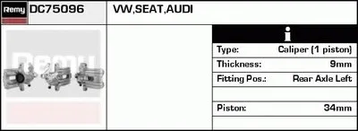 Тормозной суппорт Remanufactured REMY (Multiline) DELCO REMY купить