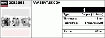 Тормозной суппорт Remanufactured REMY (Multiline) DELCO REMY купить
