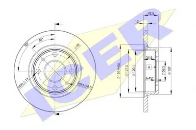 Тормозной диск ICER купить