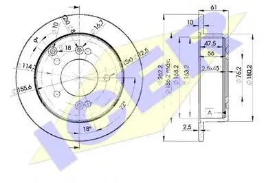 Тормозной диск ICER купить