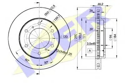 Тормозной диск ICER купить