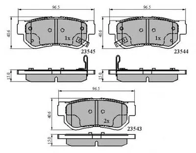 Комплект тормозных колодок, дисковый тормоз NATIONAL купить