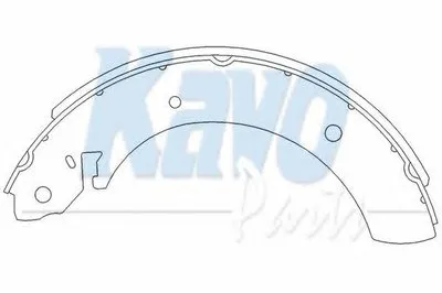 Комплект тормозных колодок KAVO PARTS купить