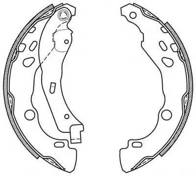 Комплект тормозных колодок ADVANCE OPEN PARTS купить