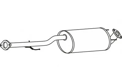 Средний глушитель выхлопных газов FENNO купить