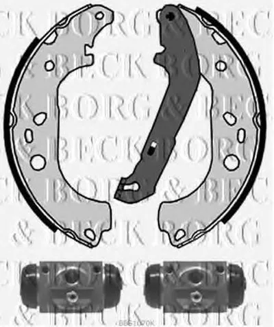 Комплект тормозных колодок BORG & BECK купить