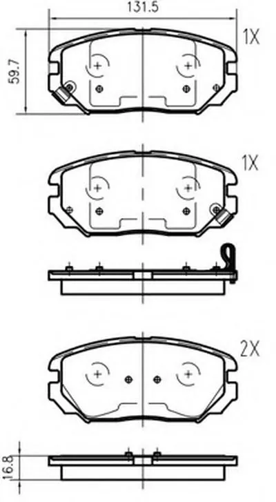 Комплект тормозных колодок, дисковый тормоз VEMA купить