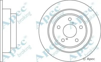 Тормозной диск APEC braking купить