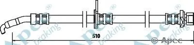 Тормозной шланг APEC braking купить
