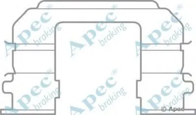 Комплектующие, тормозные колодки APEC braking купить