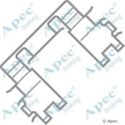 Комплектующие, тормозные колодки APEC braking купить