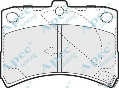 Комплект тормозных колодок, дисковый тормоз APEC braking купить