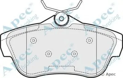 Комплект тормозных колодок, дисковый тормоз APEC braking купить