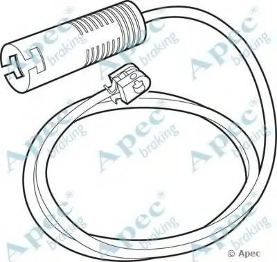 Указатель износа, накладка тормозной колодки APEC braking купить
