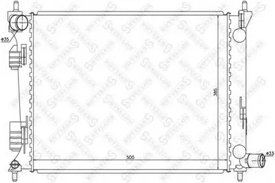 Радиатор, охлаждение двигателя STELLOX купить