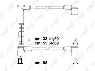 Комплект проводов зажигания LYNXauto купить