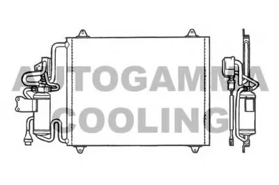 Конденсатор, кондиционер AUTOGAMMA купить