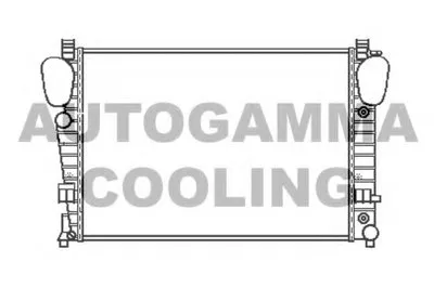 Радиатор, охлаждение двигателя AUTOGAMMA купить