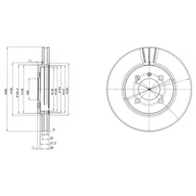 Тормозной диск DELPHI купить