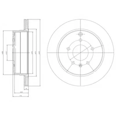 Тормозной диск DELPHI купить