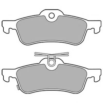 Комплект тормозных колодок, дисковый тормоз DELPHI купить