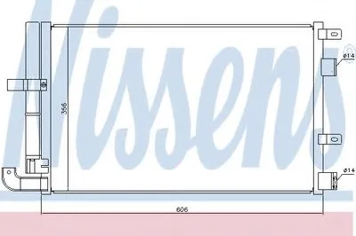 Конденсатор, кондиционер NISSENS купить