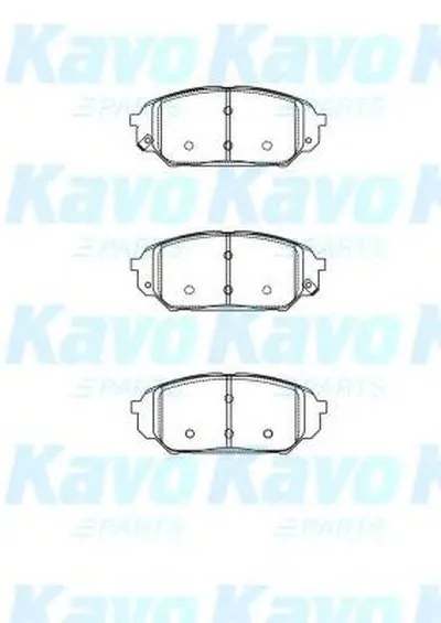 Комплект тормозных колодок, дисковый тормоз MK KASHIYAMA KAVO PARTS купить