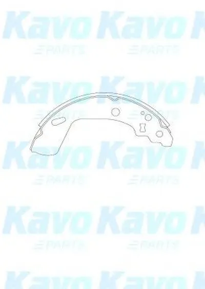 Комплект тормозных колодок MK KASHIYAMA KAVO PARTS купить
