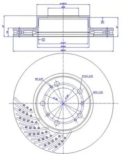 Тормозной диск HC CAR купить
