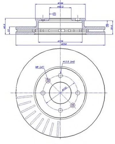 Тормозной диск HC CAR купить